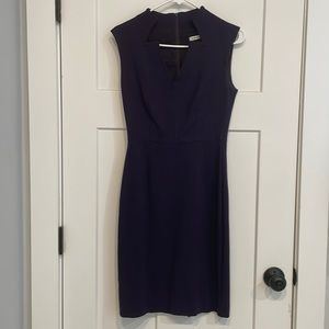 Deep purple dress for office - Trina Turk